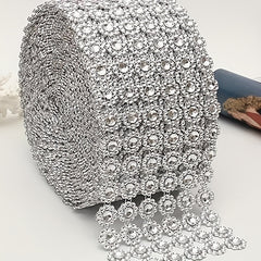 Sunflower Crystal Rhinestone Sparkle Ribbon Wrap