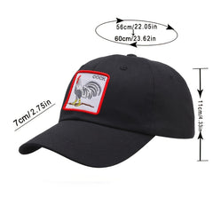Animal Embroidery Sun Protection Baseball Cap