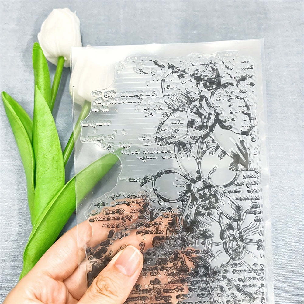 Floral Transparent Silicone Stamp