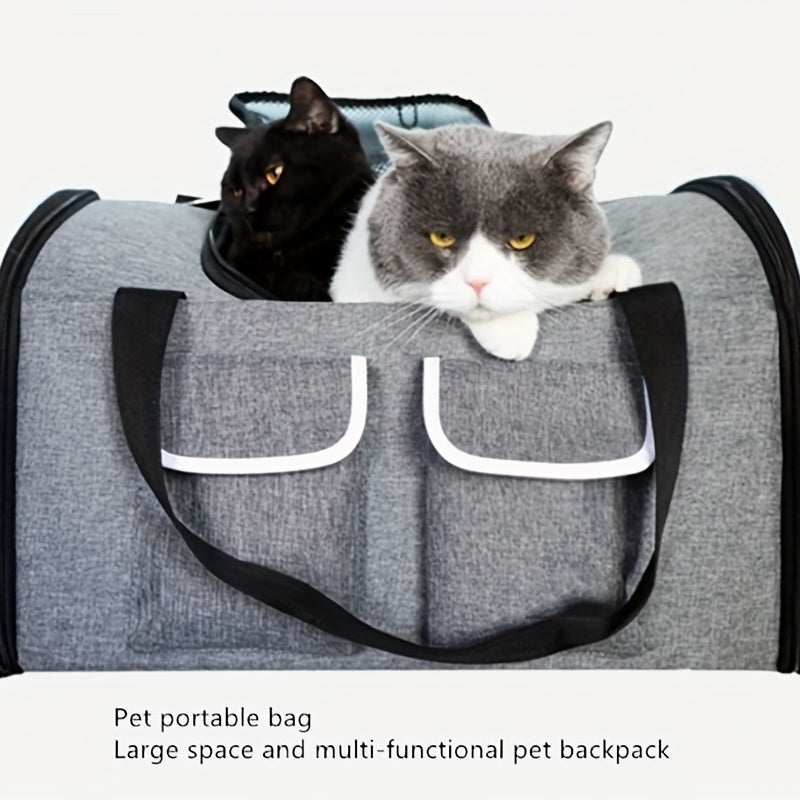 Travel-Friendly Dog Backpack for Stylish and Spacious Pet Carrying