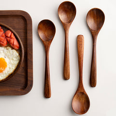 Handcrafted Wooden Vintage Spoon for Elegance in Kitchen