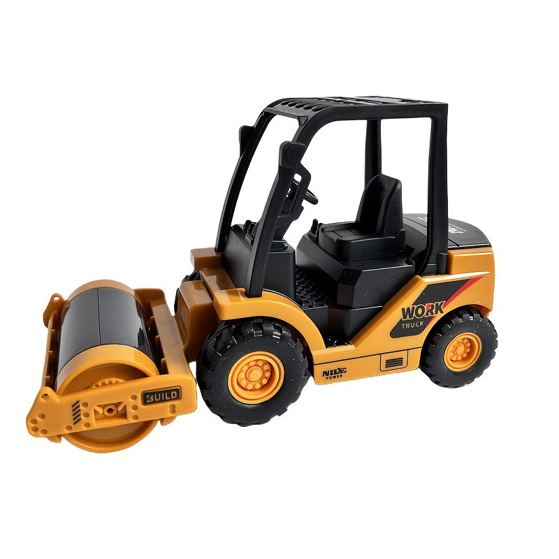 Inertia Engineering Car Excavator Bulldozer Road Roller Toy
