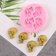 Resin Skull Silicone Mold for Cake Decoration