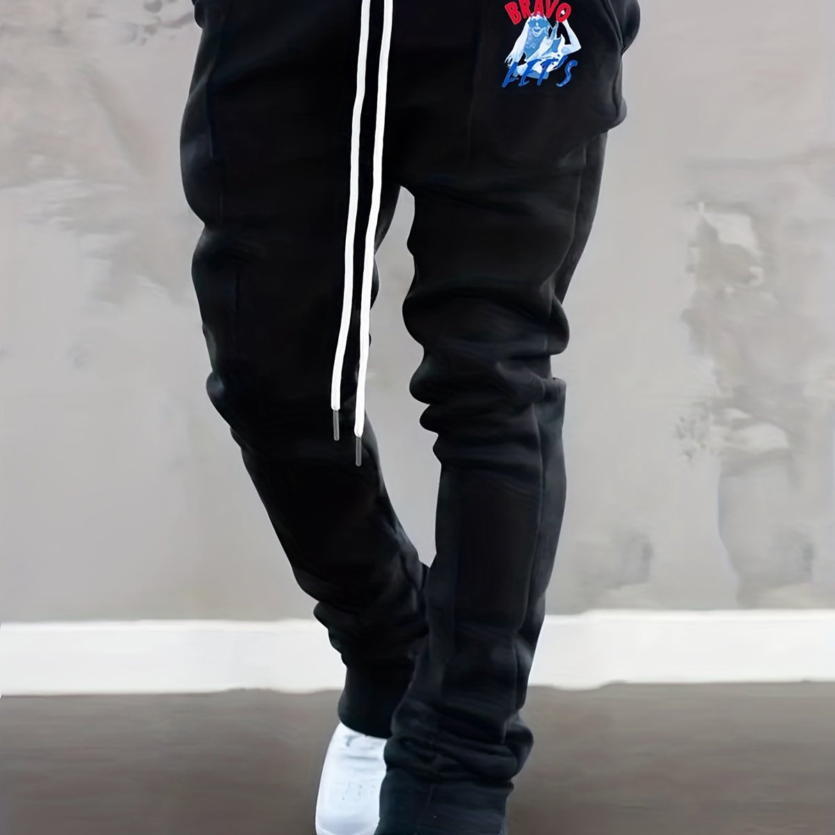 Graphic Party Pattern Letter Print Joggers Men s Casual Loose Fit Pants