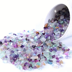 Natural Colorful Fluorite Chips Tumbled Stones Gravel Healing Crystals