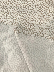  Allover Print Lantern Sleeve Dress
