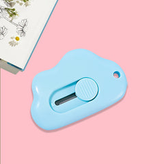 Cloud Cat Mini Retractable Utility Knife for DIY Crafts and Letter Opening