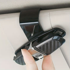 Car Sun Visor Glasses Holder with Ticket Card Clip
