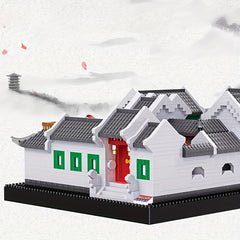 4 Season House Building Blocks 3D Model DIY Toy ABS Material Gift
