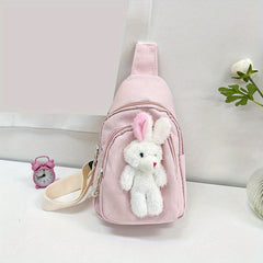 Kids Rabbit Messenger Bag Travel Coin Purse
