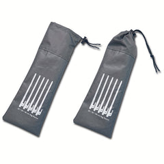 Portable Gray Ground Nail Storage Bag Camping Accessories