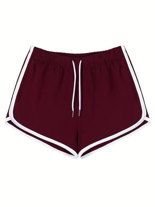 4 pack Women's Yoga Shorts with Drawstring Activewear for Running Gym