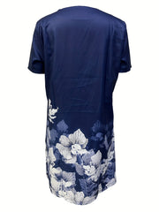  Women's Casual Floral Midi Dress