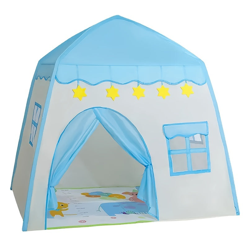 Kids Indoor Play House Field Grid Baby Room Tent Oxford Cloth Toy House