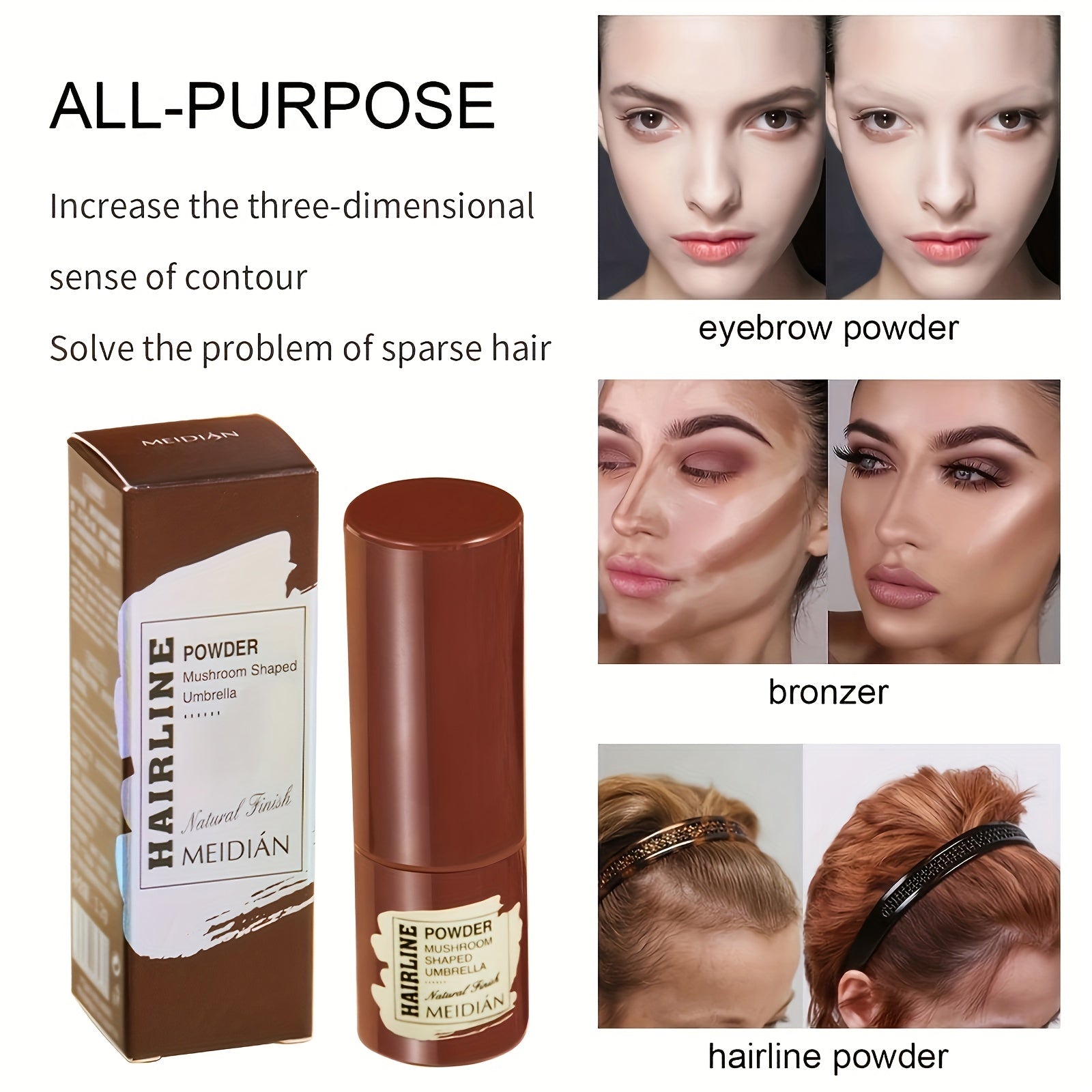Long Lasting Waterproof Hair Shadow Powder Root Touch Up Powder