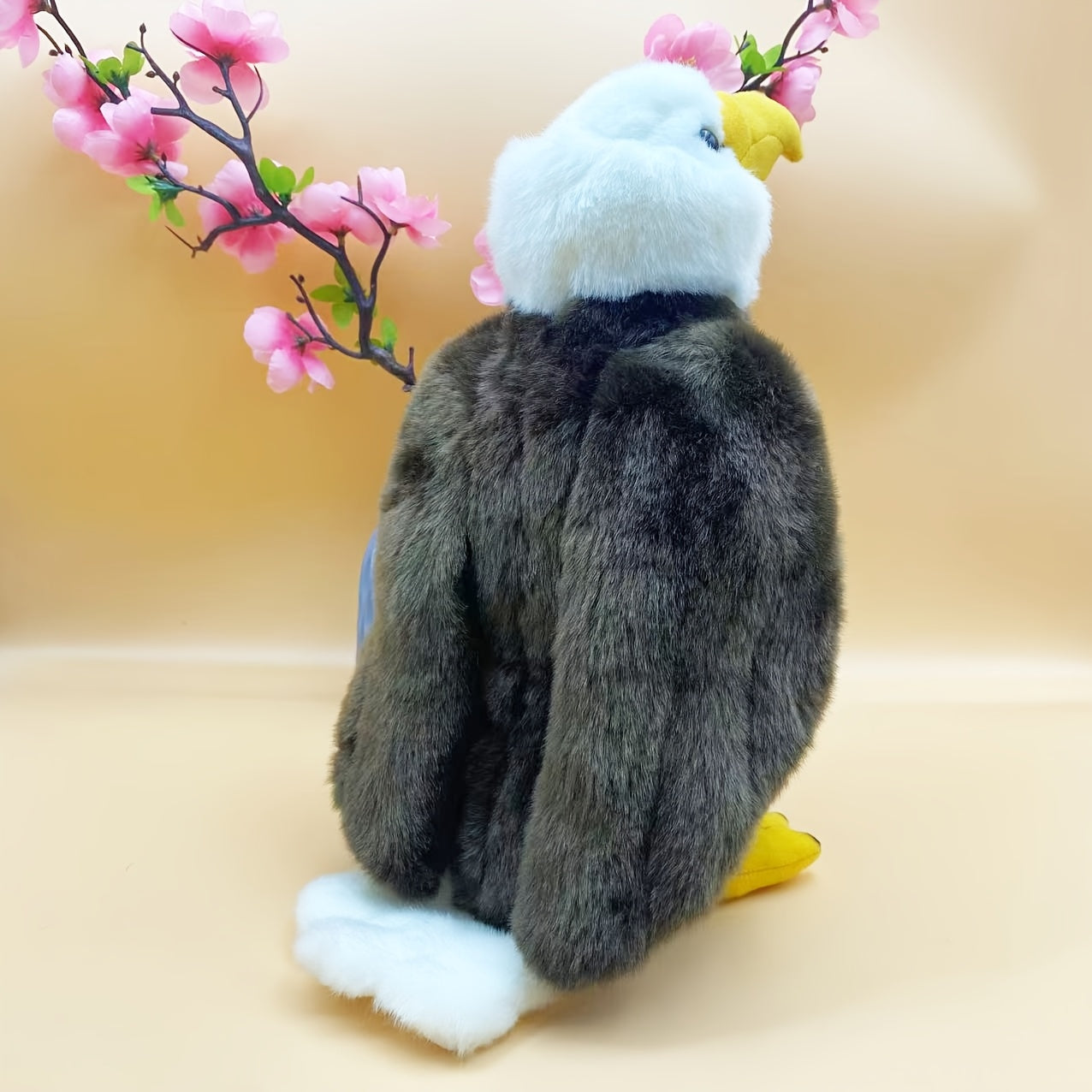 Bald Eagle Plush Toy for Display Cabinets
