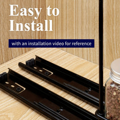 Pull Out Spice Rack Kitchen Organization
