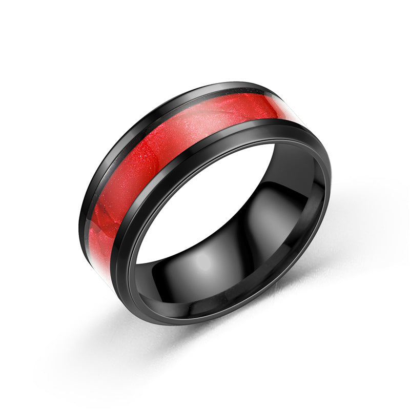 Stainless Steel Ring For Men Wedding Band Engagement Artificial Jewelry