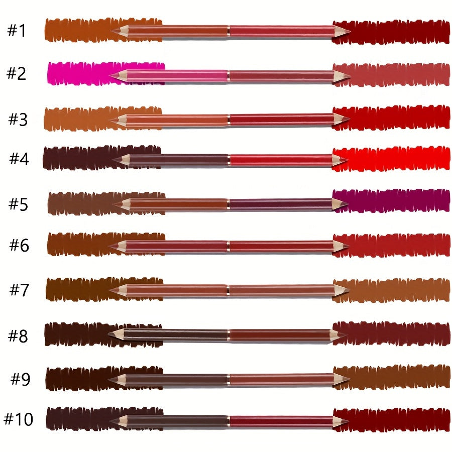 Long Lasting Double Ended Lip Liner with Matte Lipstick