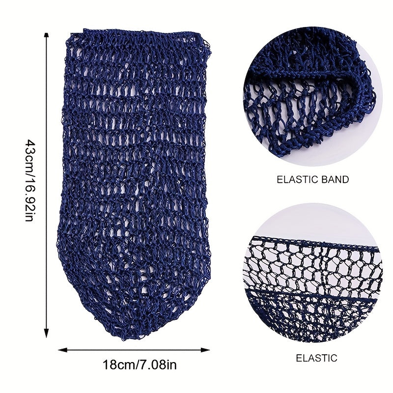 Women Hand Crochet Hair Net Elastic Vintage Style Hair Net