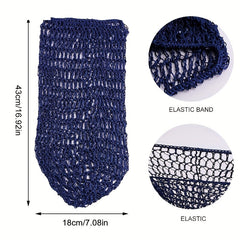 Women Hand Crochet Hair Net Elastic Vintage Style Hair Net