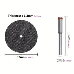 32mm Abrasive Cutting Disc with Mandrels for Metal Cutting