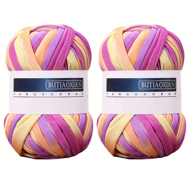 Colorful T-shirt Yarn for DIY Projects 100g 200g 35m
