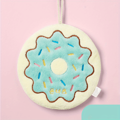 Cartoon Pattern Hanging Towel, Coral Fleece Fingertip Towel