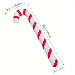 4pcs Inflatable Christmas Crutches Blow up Crutches Party Inflatable Toys