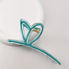 4PCS Rabbit Ears Hair Claw Enamel Shark Claw Hair Accessories
