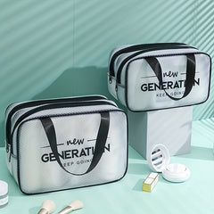 Makeup Bag with Dry and Wet Separation Extra Large Capacity