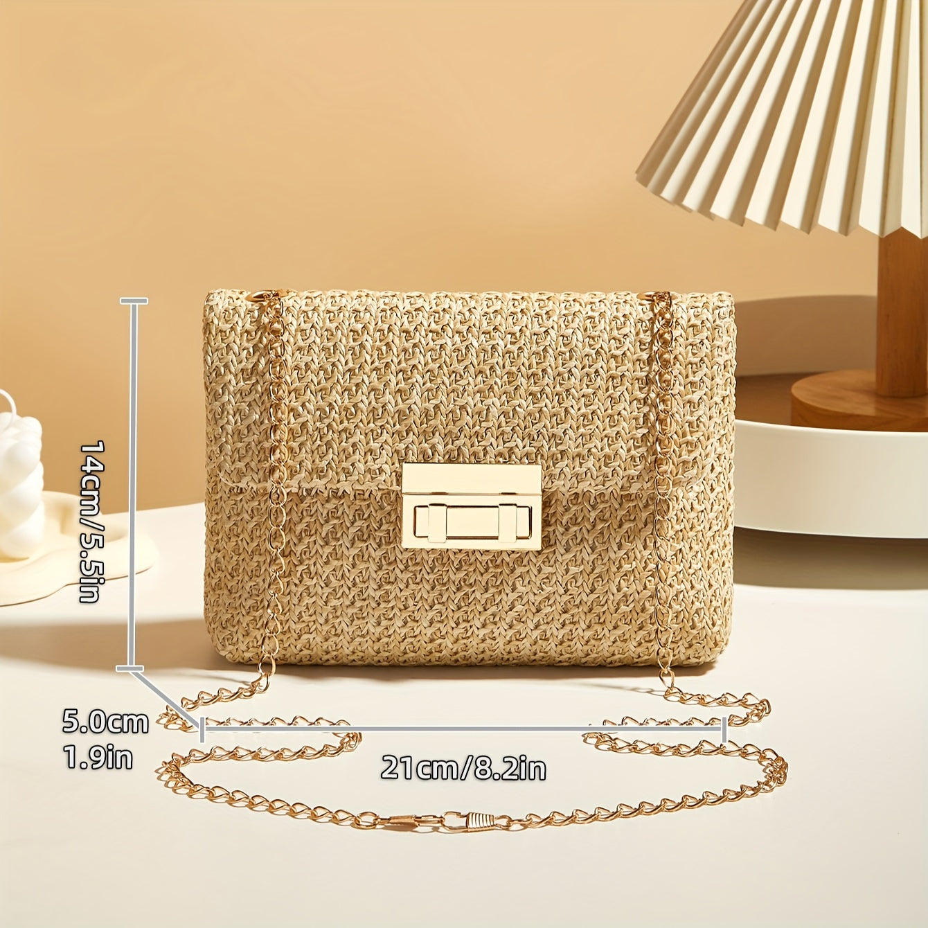 Women's Chain Strap Crossbody Bag for Banquet Night Outfits