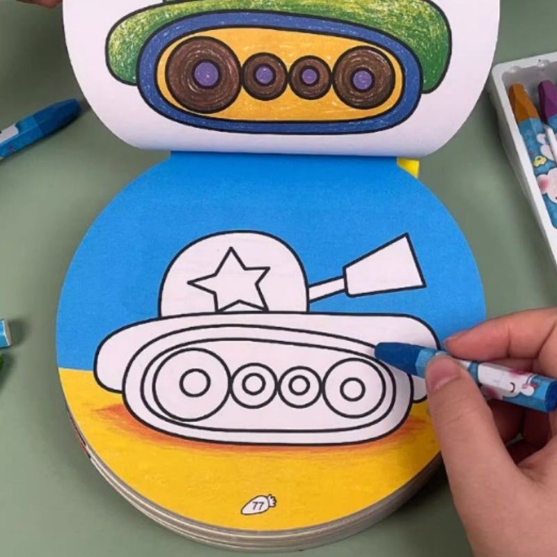 Colorful Maze Picture Book for Easter and Birthdays