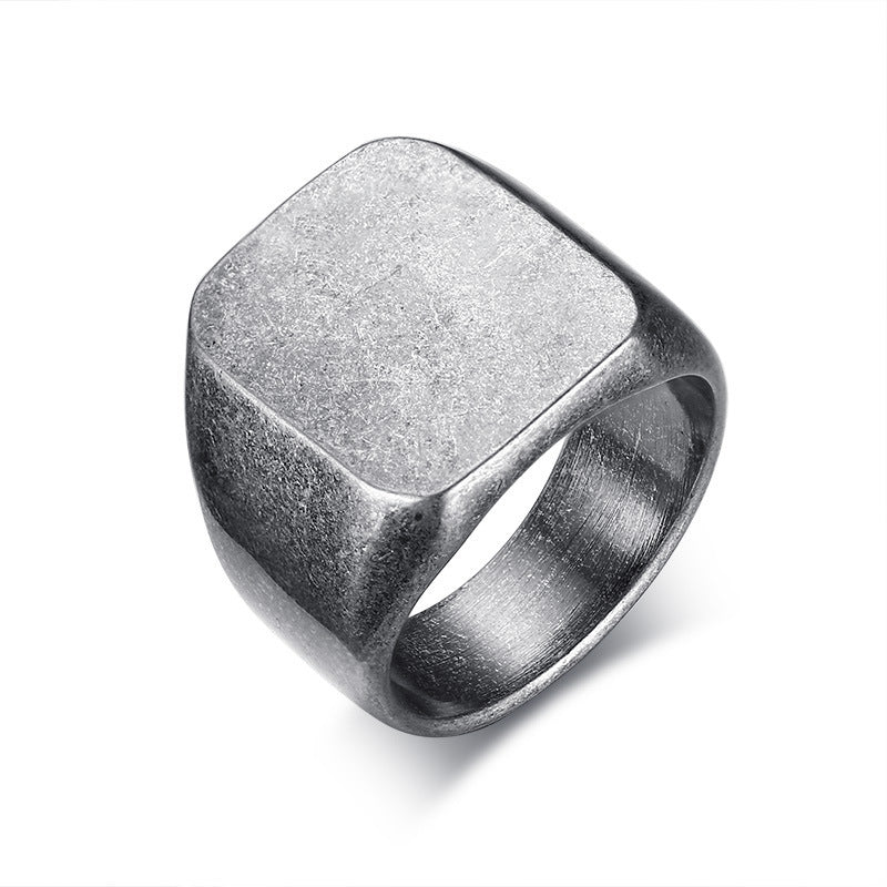 Men's Stainless Steel Ring Band Size 10