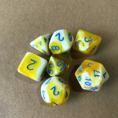 7 Double Colors Dice Sets for Table Games