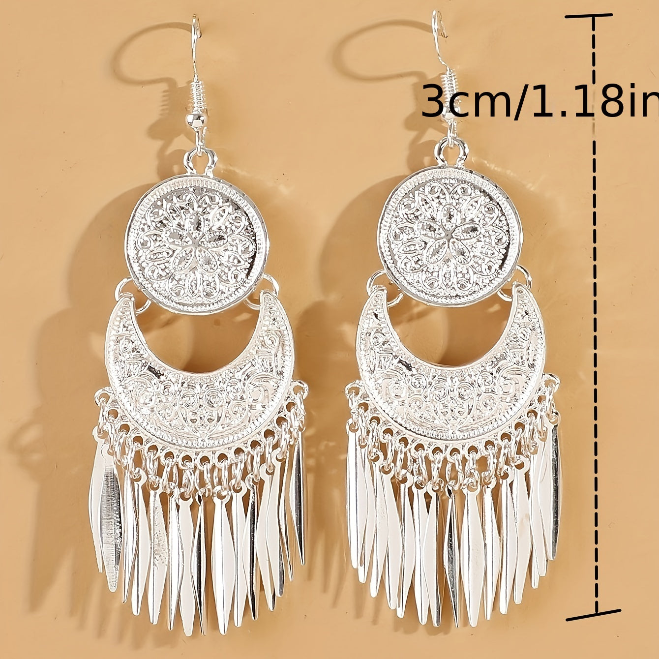 Bohemian Vintage Tassel Dangle Earrings Women Ethnic Style Statement