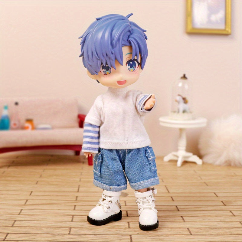 1pc 1.77" Doll Hoodie & Baby Clothes DIY Dress