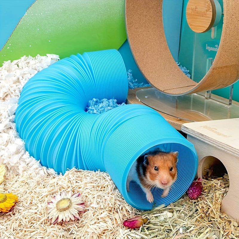 Expandable Pet Tunnel Toy for Guinea Pigs - Fun Play Tube for Small Animals