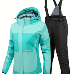 Women's Windproof Ski Set Jacket & Trouser Activewear
