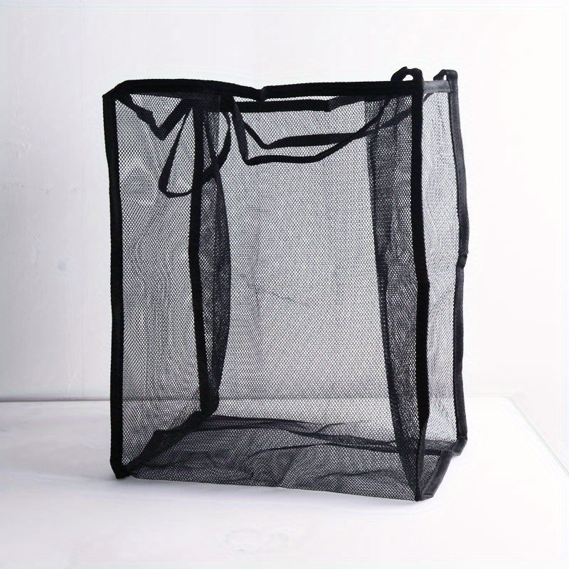 Large Capacity Mesh Beach Bag Foldable Kids Sea Shell Bags