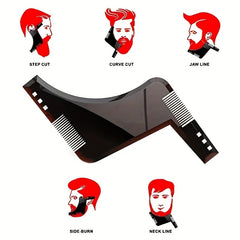 Men's Beard Shaping Tool Trimming Shaper Comb Styling Template