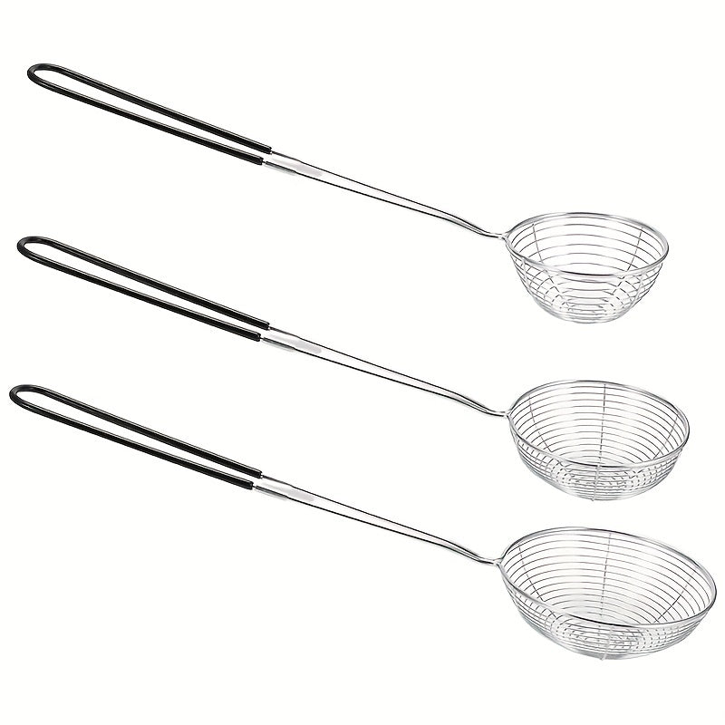 Stainless Steel Skimmer Ladle Long Handle Anti-scalding Hot Pot Filter Spoon