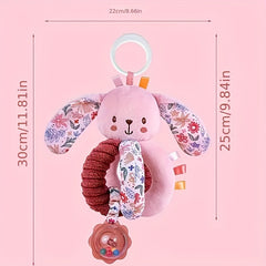 Plush Rabbit & Elephant Baby Grasping Toys