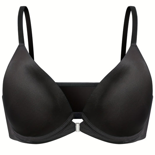 Sexy Front Closure Plus Size Bra Underwire Molded Cup