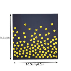 20pcs Multicolor Double Layer Disposable Golden Stamping Dot Party Napkins