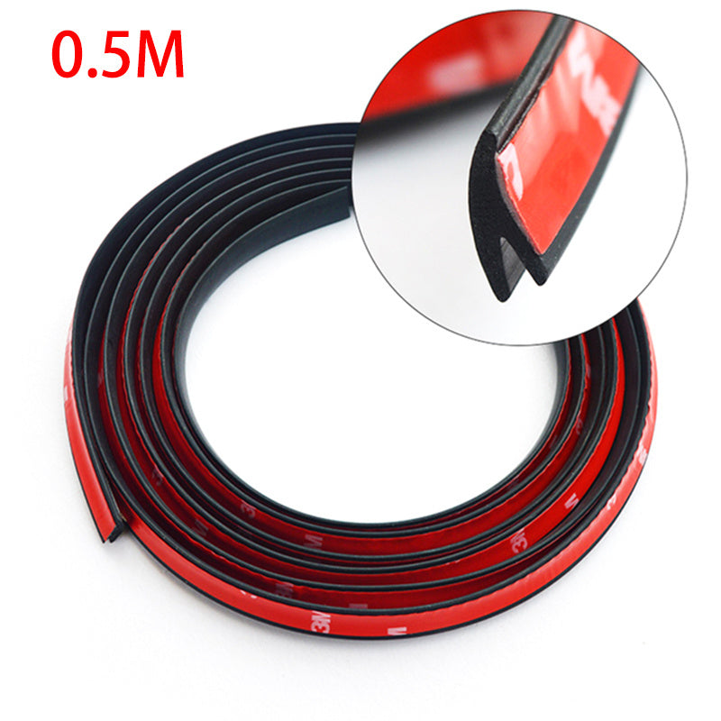 Y Shape Rubber Car Sealing Strips Dustproof Waterproof Auto Window Gap