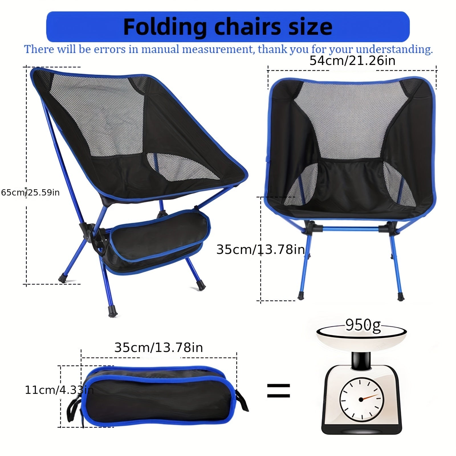 Portable Moon Chair for Camping Beach Fishing - Detachable & Easy to Carry