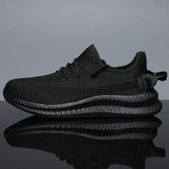 Men's Lace Up Mesh Shoes Lightweight Casual Sneakers
