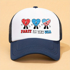 Cartoon Trucker Hat Mesh Breathable Sports Dad Hats For Women & Men