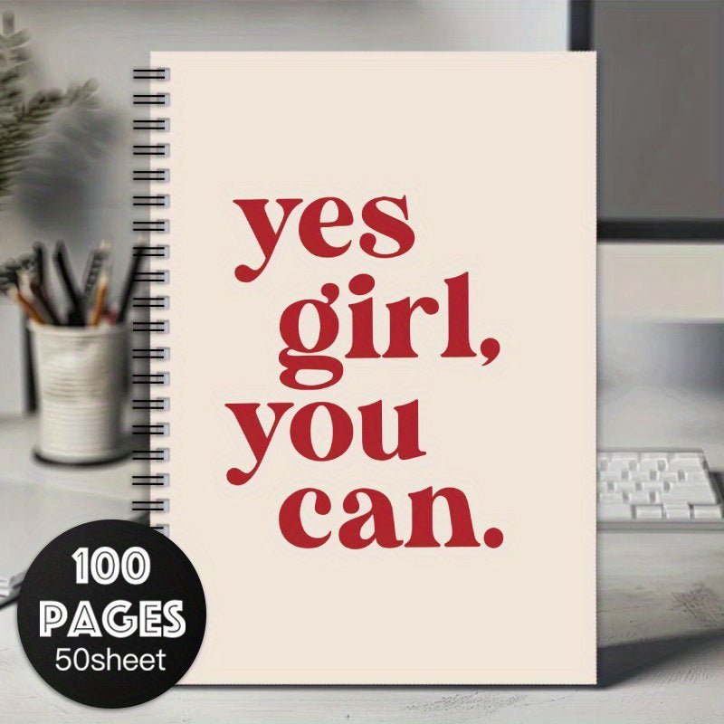 Motivational Self Improvement Spiral Notebook Journal School Office Supplies